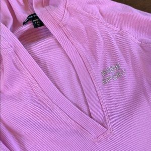 Bebe sport tight fit. Low cut long sleeve